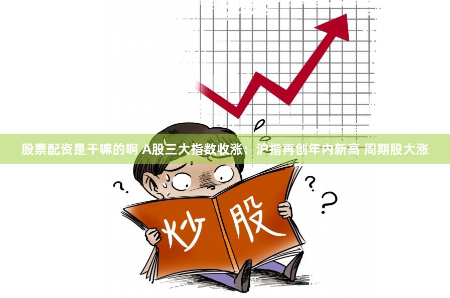 股票配资是干嘛的啊 A股三大指数收涨：沪指再创年内新高 周期股大涨