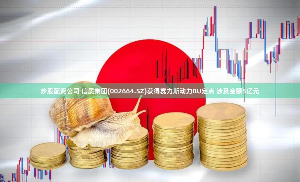 炒股配资公司 信质集团(002664.SZ)获得赛力斯动力BU定点 涉及金额5亿元