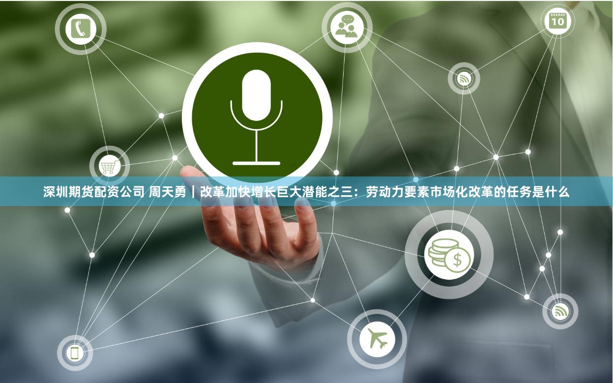 深圳期货配资公司 周天勇｜改革加快增长巨大潜能之三：劳动力要素市场化改革的任务是什么